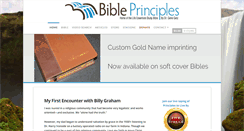 Desktop Screenshot of bibleprinciples.org