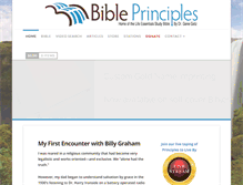 Tablet Screenshot of bibleprinciples.org